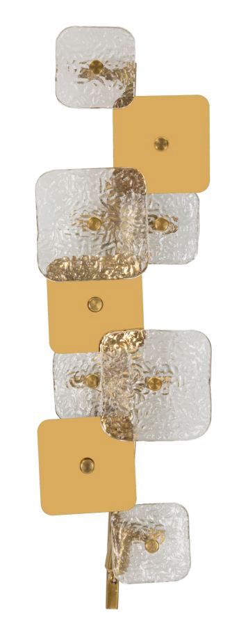 Lampada da muro glassy cm 24x13x76