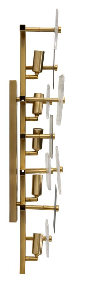 Lampada da muro glassy cm 24x13x76