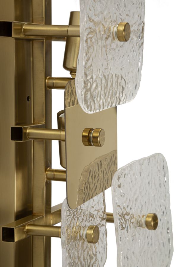 Lampada da muro glassy cm 24x13x76