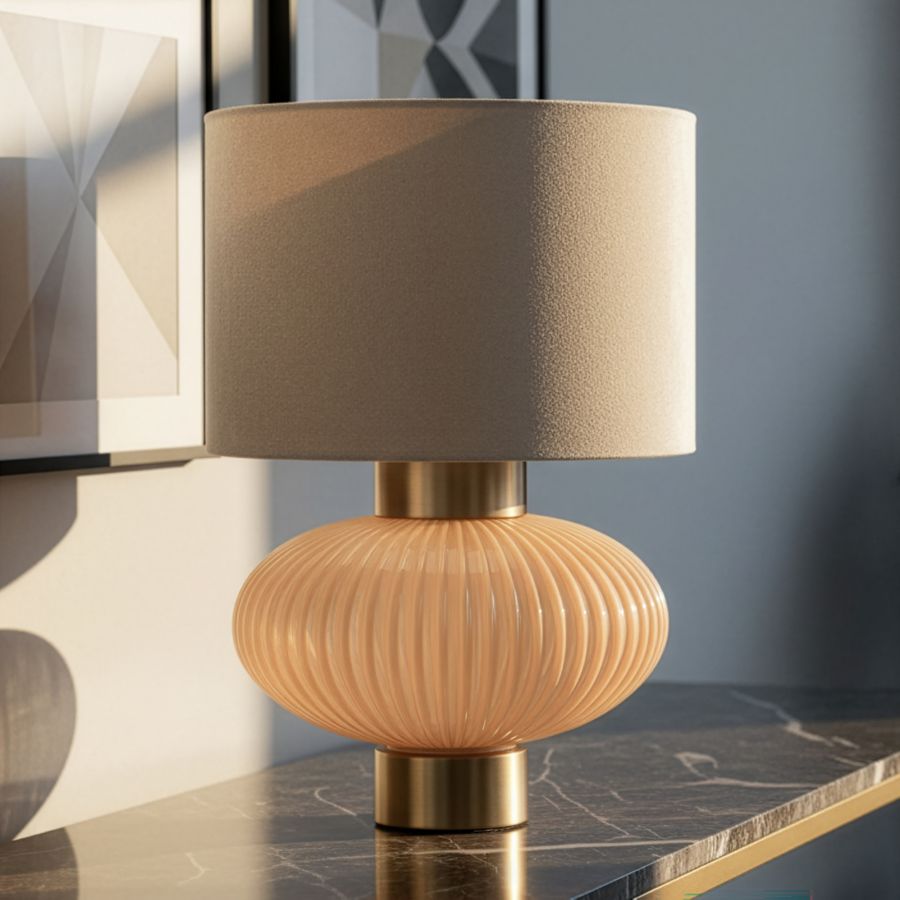 Lampada da tavolo perly -b- cm ø 33x49