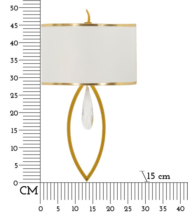 Mauro Ferretti Lampada da Muro Vienna 26 x 15 x 50 cm