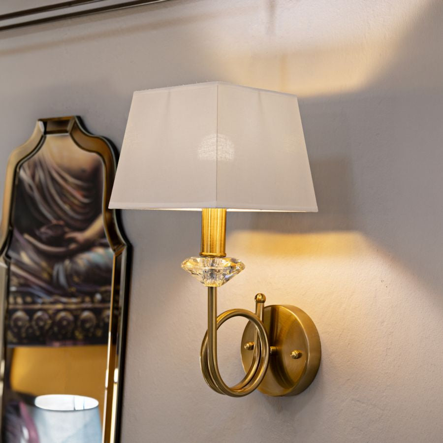 Lampada da muro salisburg cm 18x24x40