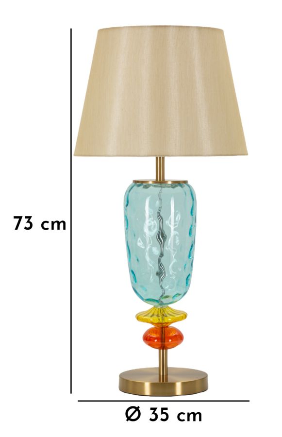 Mauro Ferretti Lampada da Tavolo Colorful Ø 35 x 73 cm