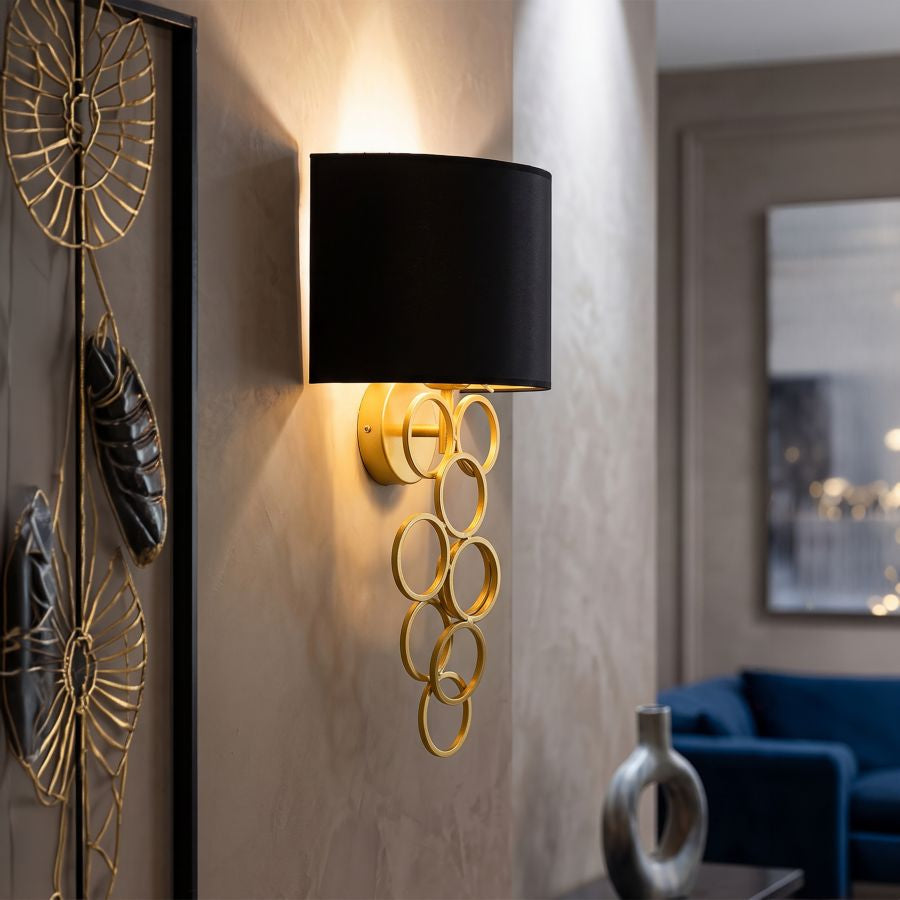 Lampada da muro rich cm 30x20x50