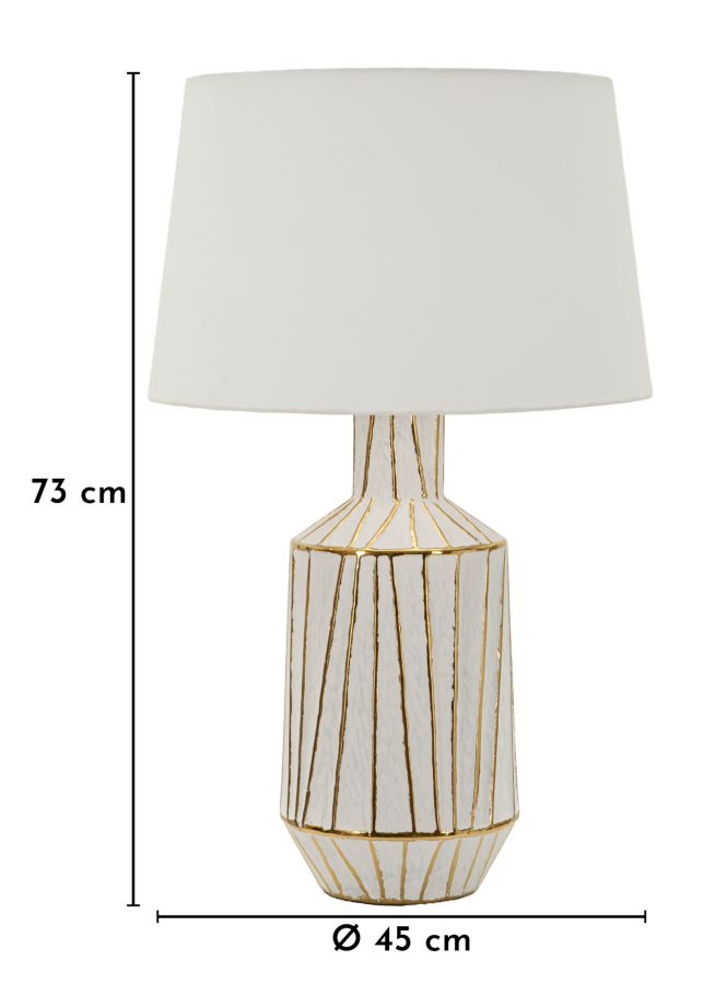Lampada da tavolo tangeri cm ø 45x73
