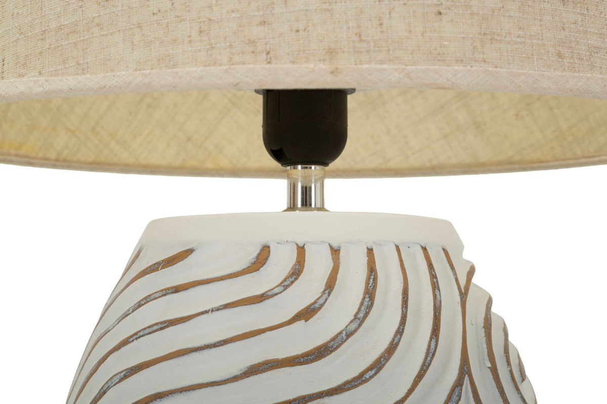 Lampada da tavolo resina oblix cm ø 35x55
