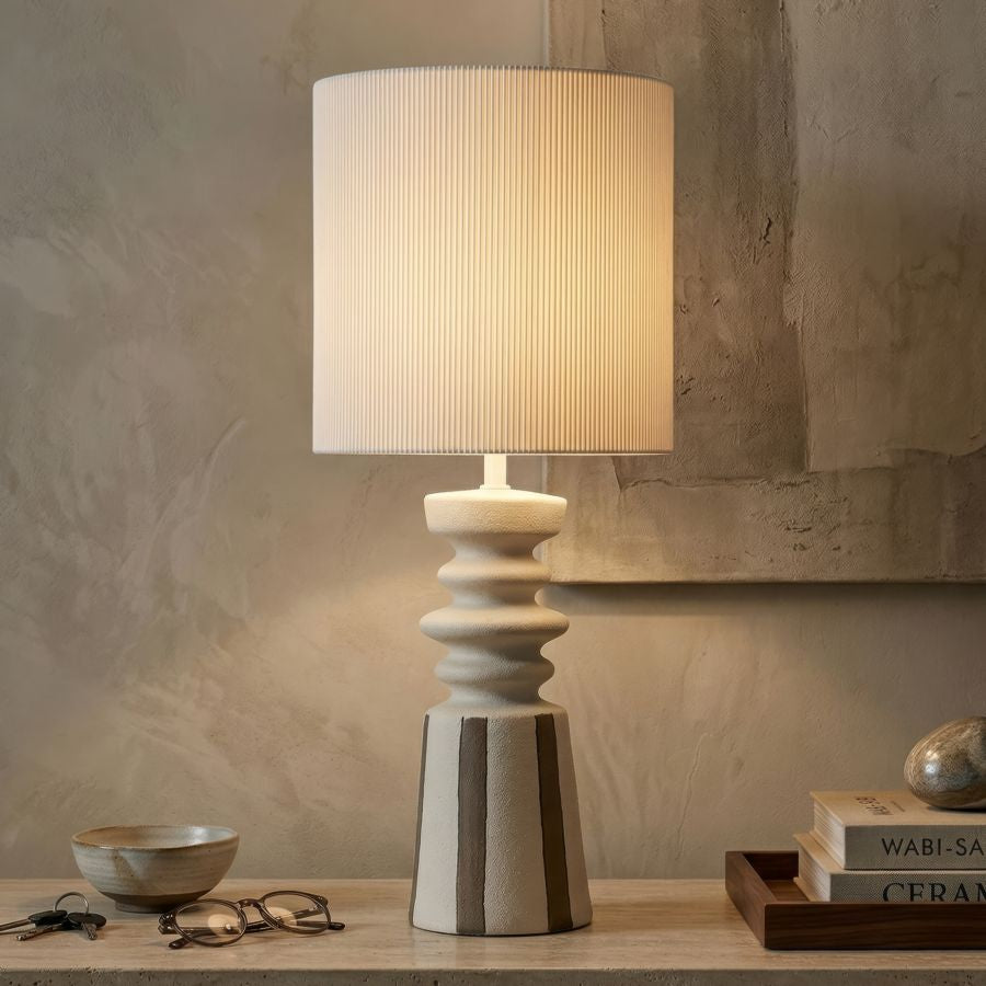 Lampada da tavolo tribal cm ø 26,5x67