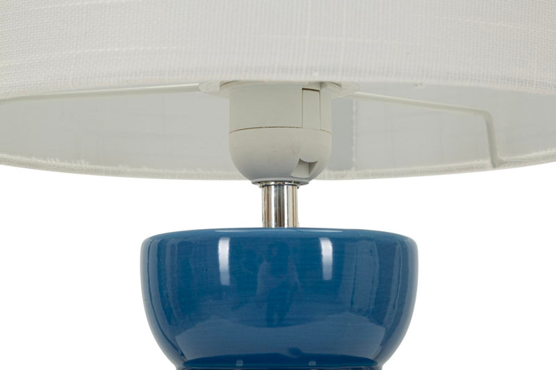 Lampada da tavolo torr blu cm ø 25x46