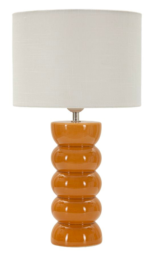 Lampada da tavolo torr senape cm ø 25x46