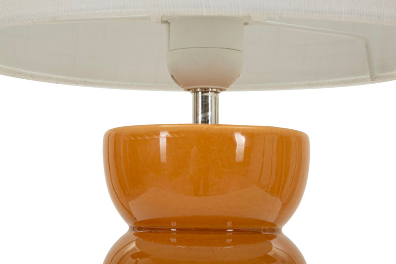 Lampada da tavolo torr senape cm ø 25x46