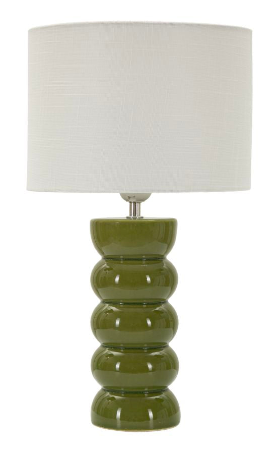 Lampada da tavolo torr verde cm ø 25x46
