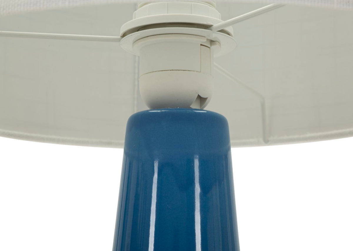 Lampada da tavolo gress blu cm ø 30x51,5