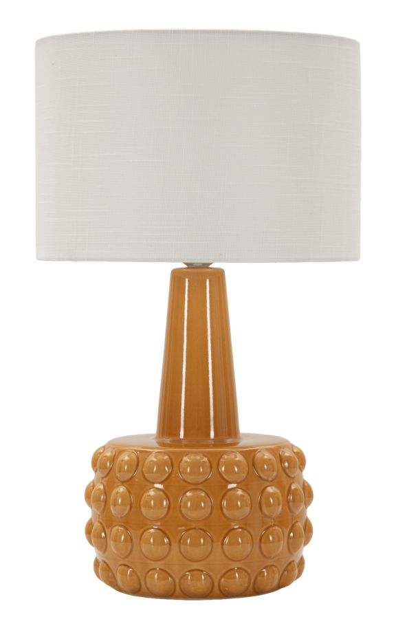Lampada da tavolo gress senape cm ø 30x51,5