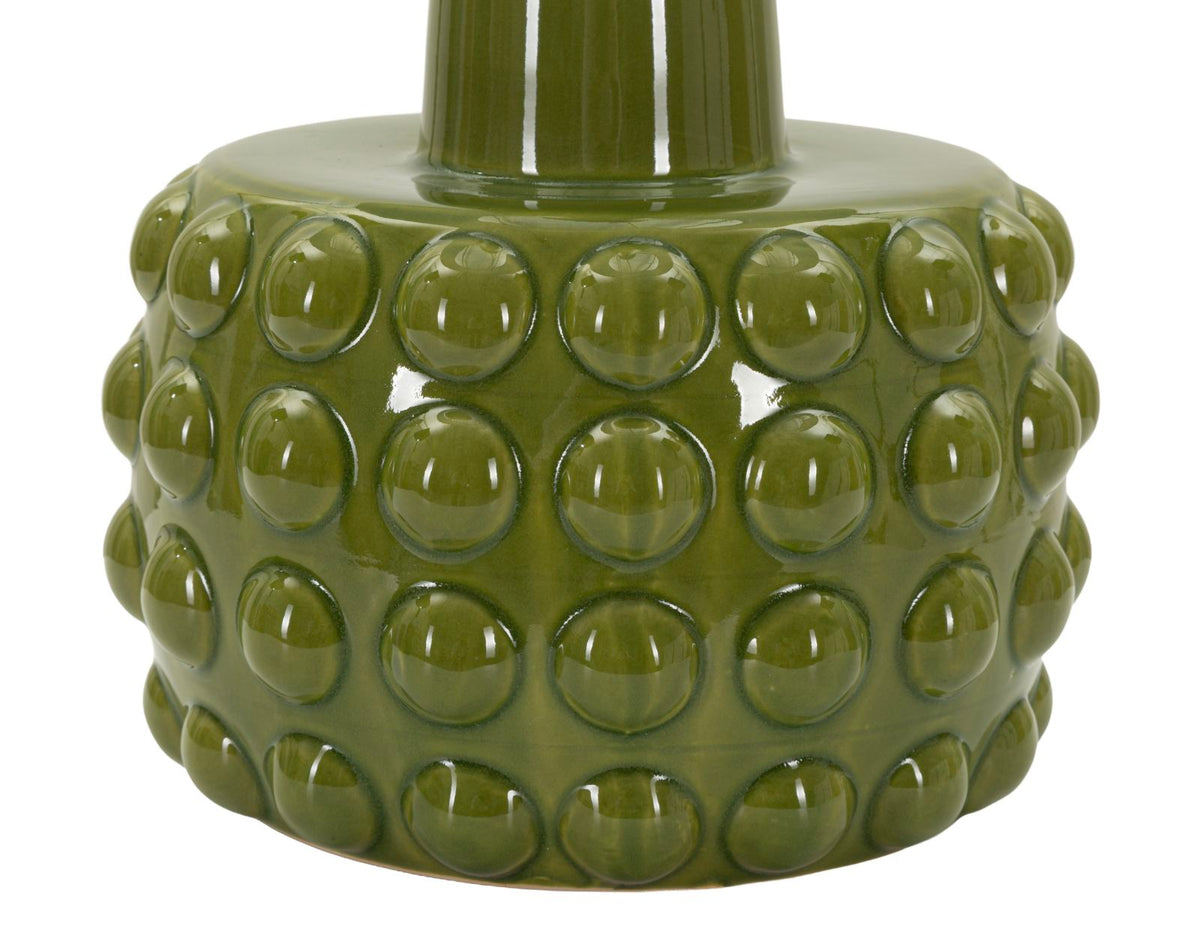 Lampada da tavolo gress verde cm ø 30x51,5