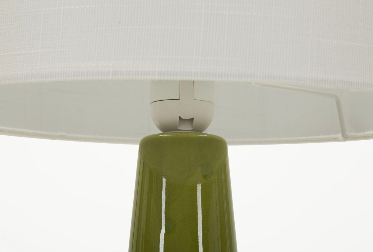 Lampada da tavolo gress verde cm ø 30x51,5