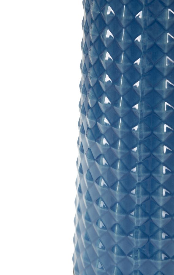 Lampada da tavolo gliss blu cm ø 30x52