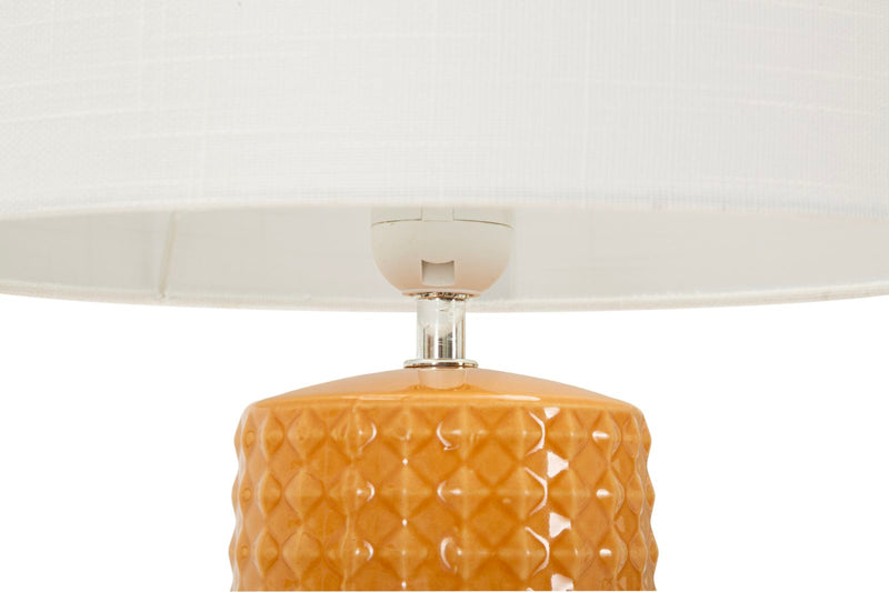 Lampada da tavolo gliss senape cm ø 30x52