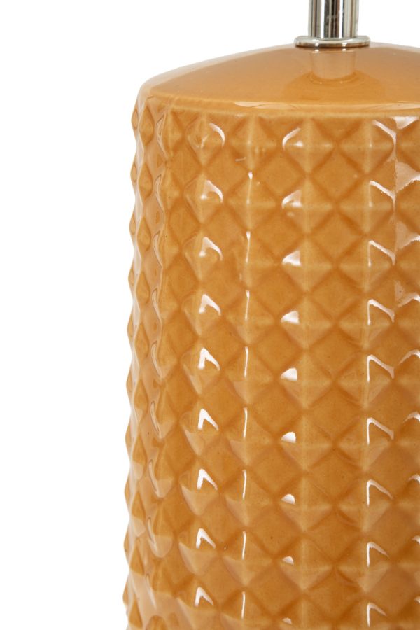 Lampada da tavolo gliss senape cm ø 30x52