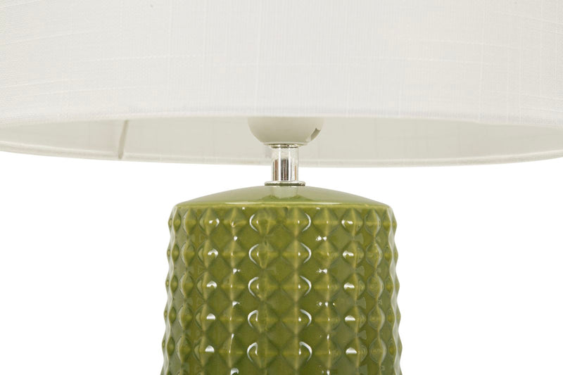 Lampada da tavolo gliss verde cm ø 30x52