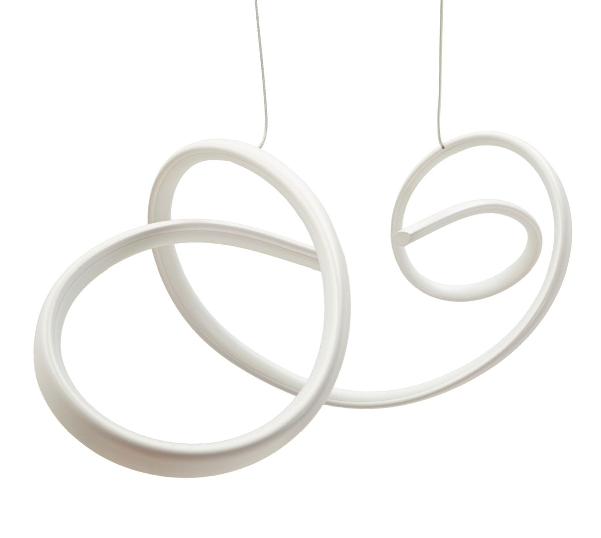 Lampadario LED uter bianco cm 80x20x120 (luce con 3 temperature di colore)