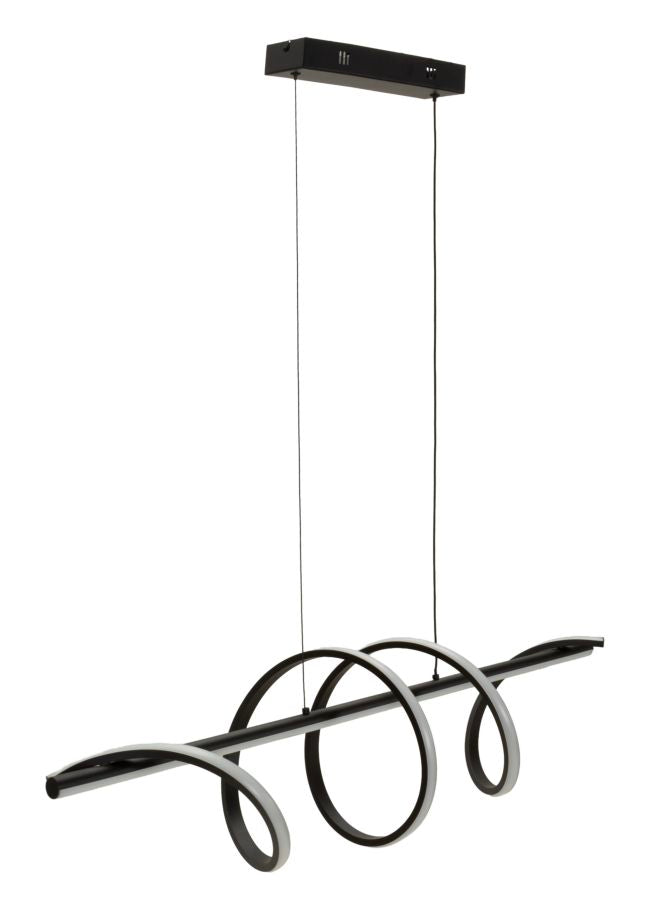 Lampadario LED spiral cm 101x25x30-150 (luce con 3 temperature di colore)