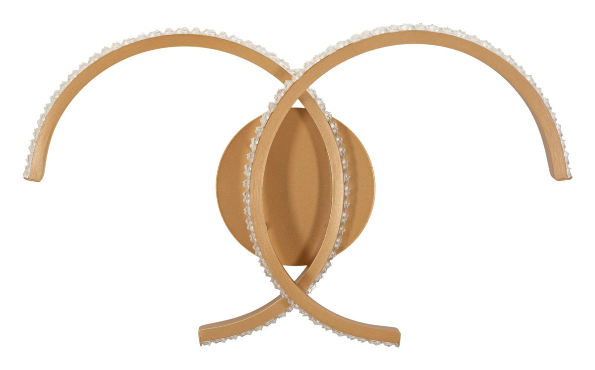 Lampada da muro LED double c cm 41x8,5x24 (luce con 3 temperature di colore)