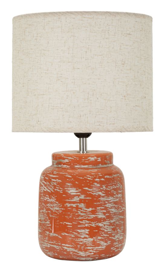 Lampada da tavolo hut arancione cm ø 27x47,5