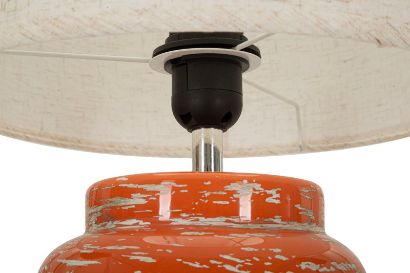 Lampada da tavolo hut arancione cm ø 27x47,5