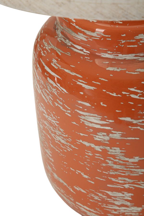 Lampada da tavolo hut arancione cm ø 27x47,5