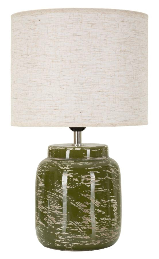Lampada da tavolo hut verde cm ø 27x47,5