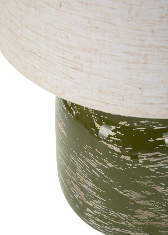 Lampada da tavolo hut verde cm ø 27x47,5