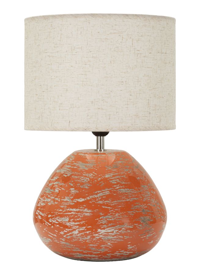 Lampada da tavolo hub arancione cm 30x49