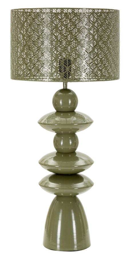 Lampada da tavolo seoul verde cm ø 33x71