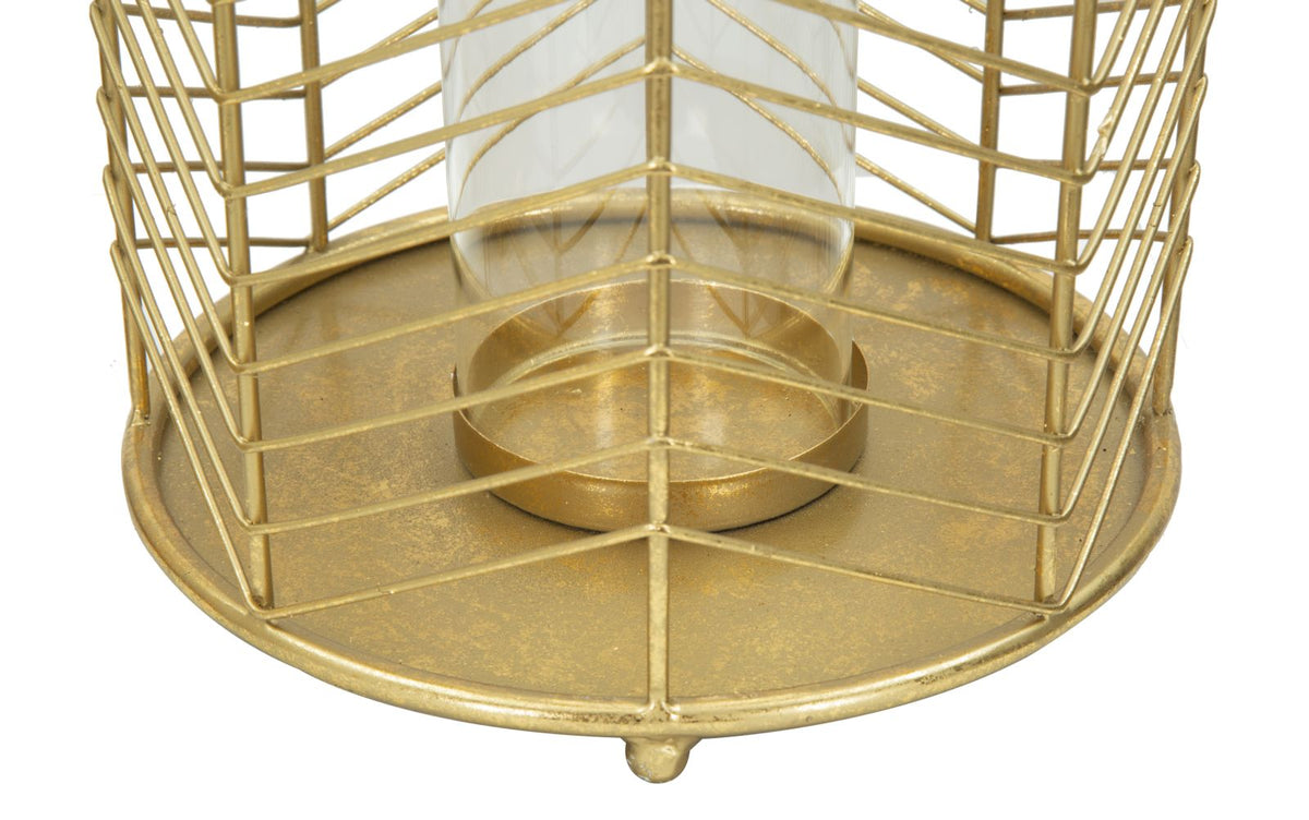 Mauro Ferretti Portacandela Glam Ring Coppia Ø 23,5 x 25-19 x 24 cm