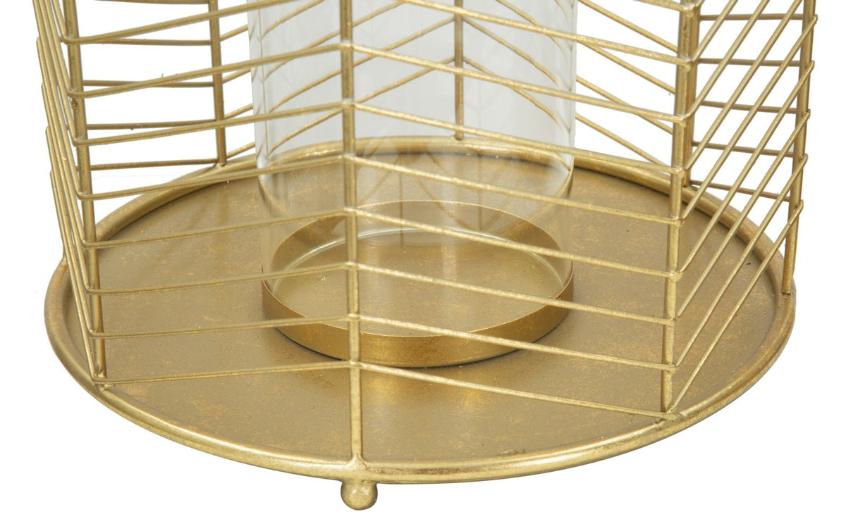 Mauro Ferretti Portacandela Glam Ring Coppia Ø 23,5 x 25-19 x 24 cm
