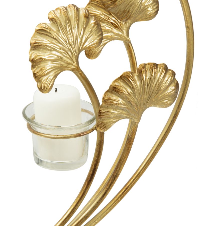 Mauro Ferretti Portacandela Glam Iris 50 x 12 x 55 cm