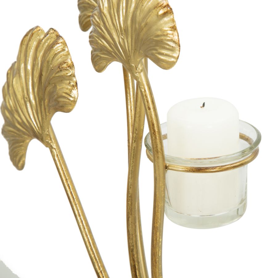 Mauro Ferretti Portacandela Glam Iris 50 x 12 x 55 cm