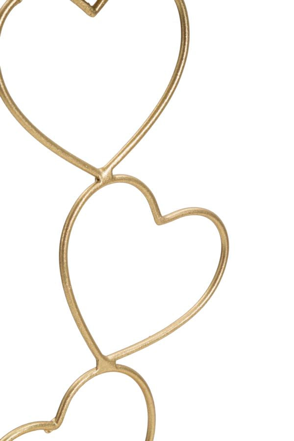 Mauro Ferretti Portacandela Hearts 14,5 x 10 x 32,5 cm
