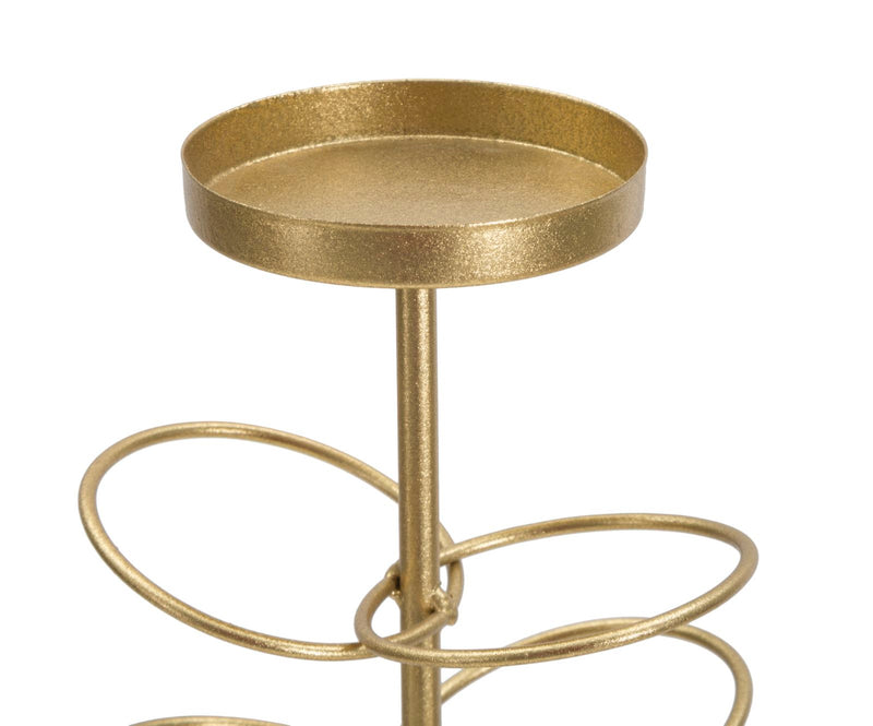 Mauro Ferretti Portacandela Rings 14 x 13 x 46 cm