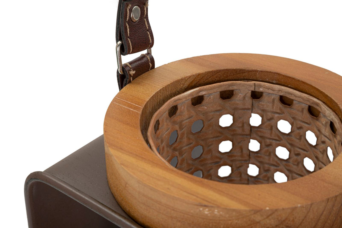 Mauro Ferretti Lanterna Iron-rattan 16 x 13 x 20 cm