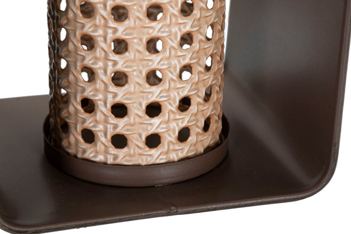 Mauro Ferretti Lanterna Iron-rattan 16 x 13 x 20 cm