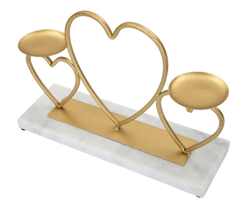Mauro Ferretti Portacandela Hearts 30 x 9 x 20 cm