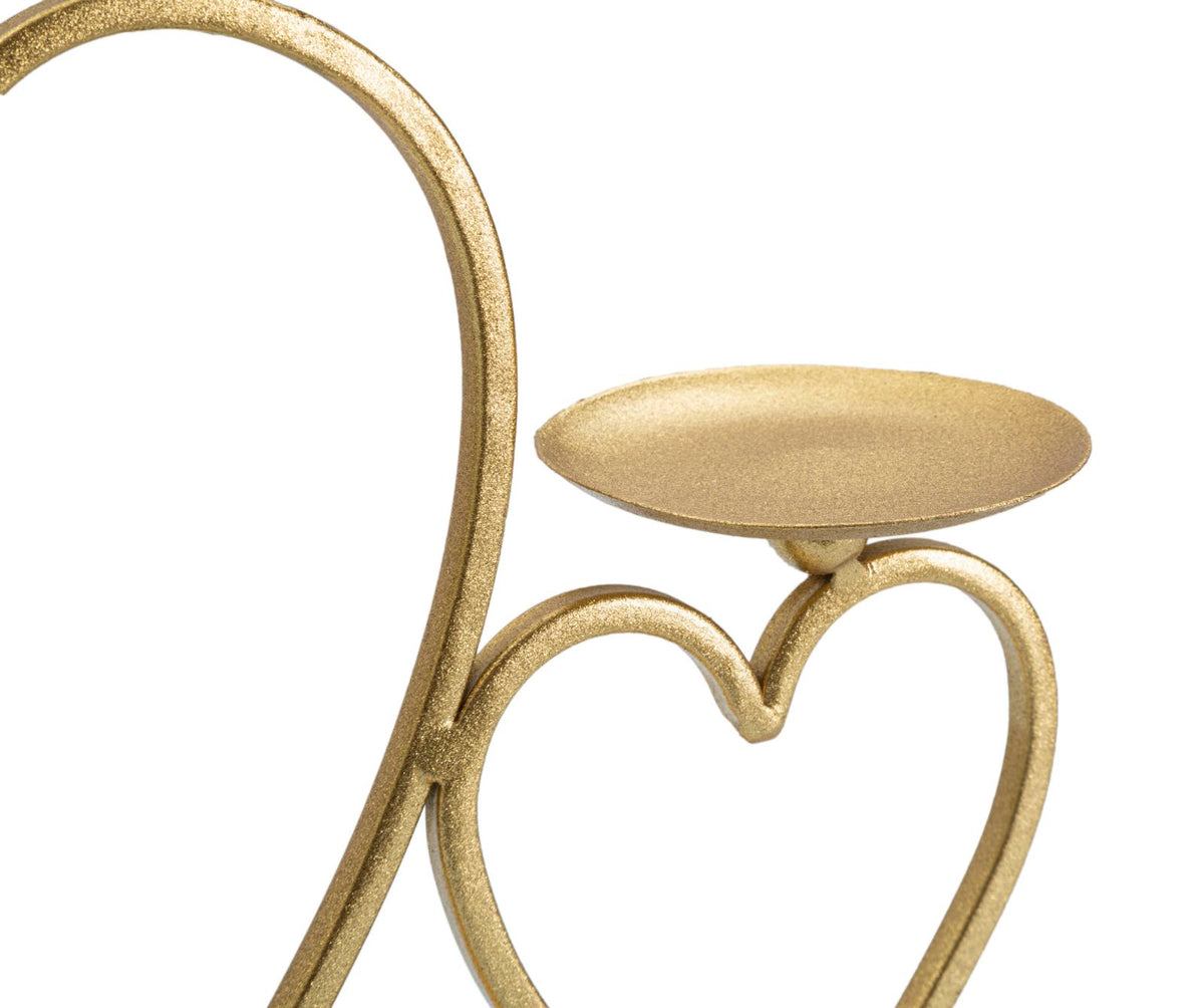 Mauro Ferretti Portacandela Hearts 30 x 9 x 20 cm