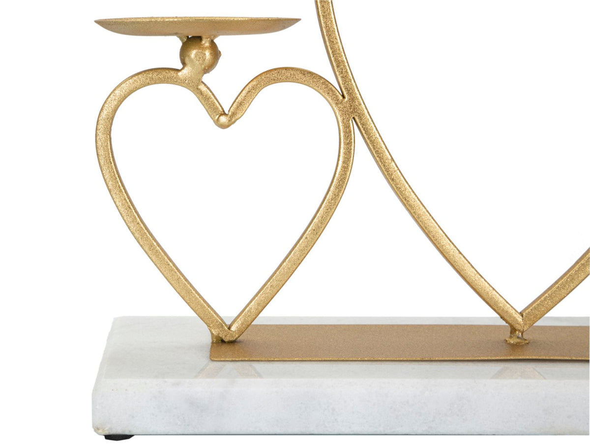 Mauro Ferretti Portacandela Hearts 30 x 9 x 20 cm