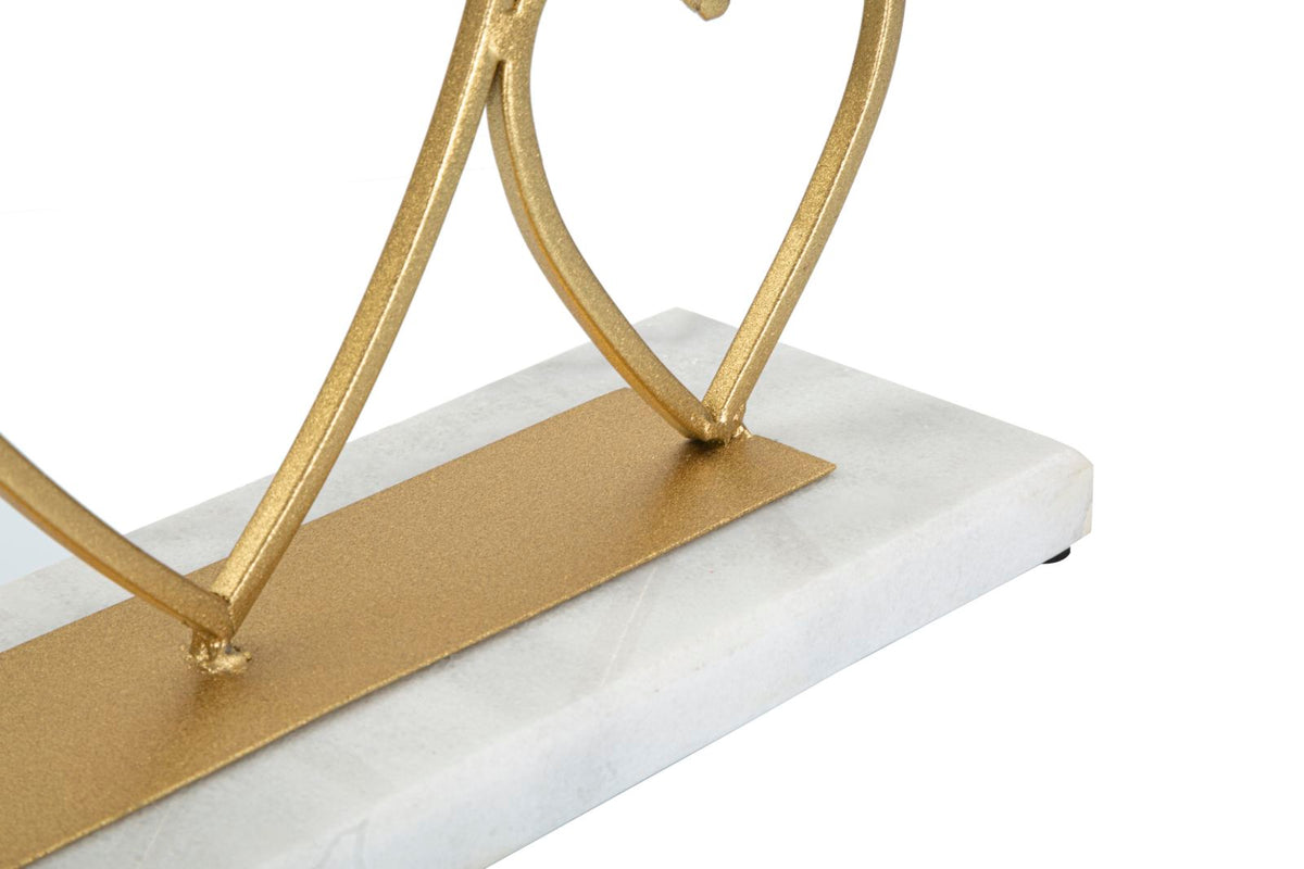Mauro Ferretti Portacandela Hearts 30 x 9 x 20 cm