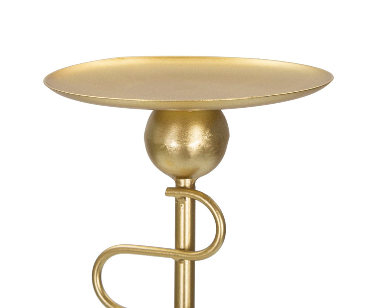 Mauro Ferretti Portacandela Alid Coppia 25 x 16 x 51-20 x 16 x 43 cm