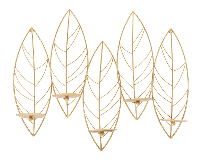 Mauro Ferretti Portacandela Leaf da Muro 66 x 14 x 56 cm