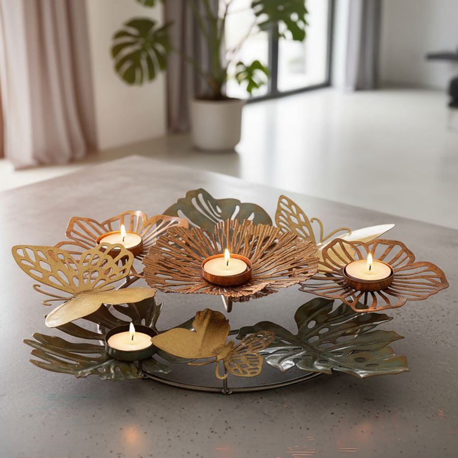 Mauro Ferretti Portacandela Shine -a- 45 x 42,5 x 6,5 cm
