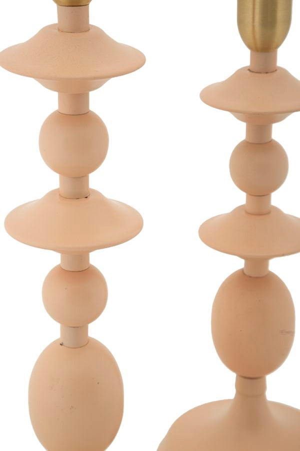 P/cand gemini rosa set 2 pz cm ø 10x29-10x33