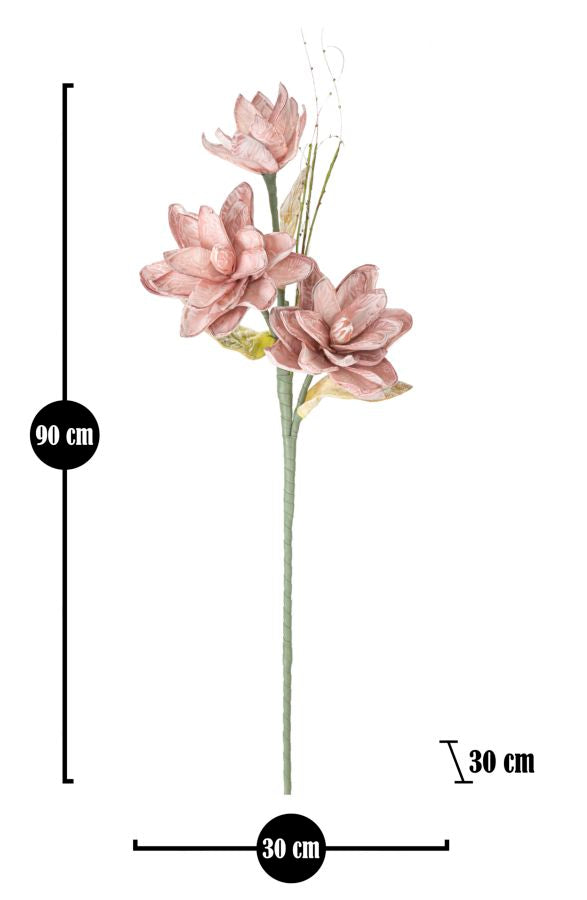 Mauro Ferretti Magnolia x3 Rosa Ø 30 x 90 cm